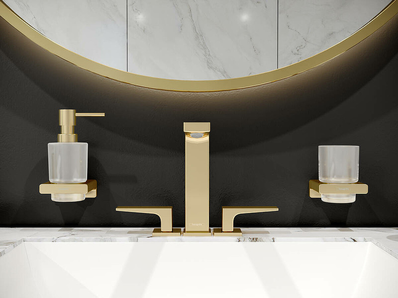 Смеситель для раковины Hansgrohe Metropol 32515670 черный матовый