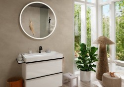 Смеситель для раковины Hansgrohe Tecturis S 73320670 черный матовый