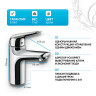 Смеситель для раковины Hansgrohe Novus 71031000
