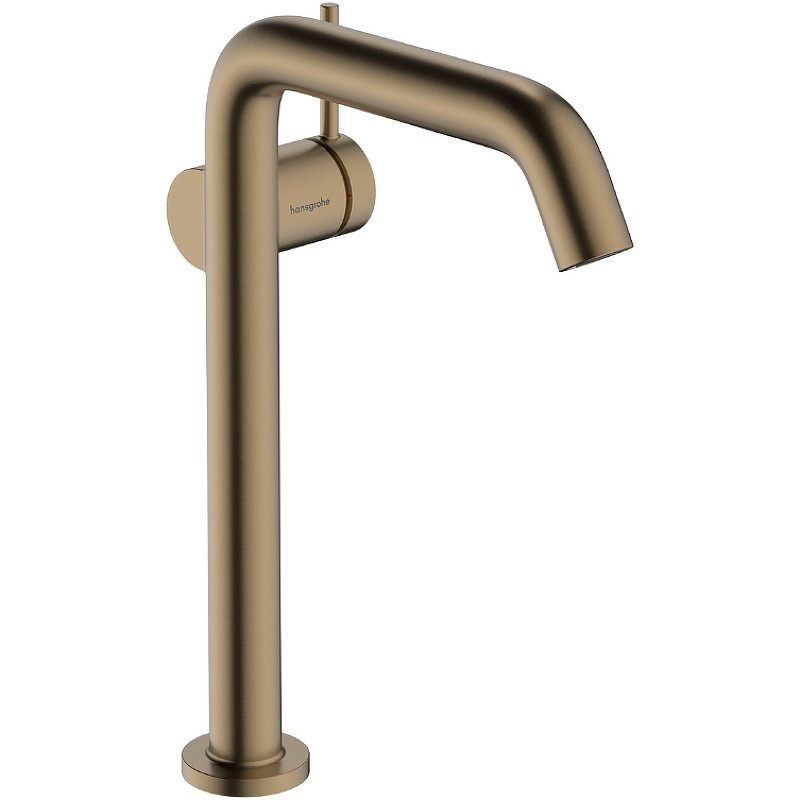 Смеситель для раковины Hansgrohe Tecturis S 73370140 Шлифованная бронза