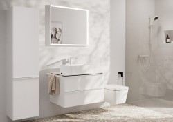 Смеситель для раковины Hansgrohe Tecturis E 73070700 белый матовый