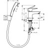Смеситель для раковины Hansgrohe Talis E 71729000 Хром