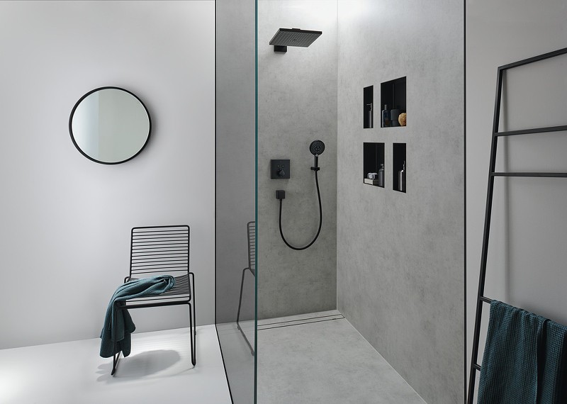 Ручной душ Hansgrohe Raindance Select S 26530670 черный матовый