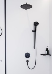 Ручной душ Hansgrohe Raindance Select S 26530670 черный матовый
