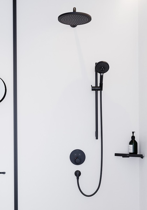 Ручной душ Hansgrohe Raindance Select S 26530670 черный матовый