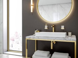 Смеситель для раковины Hansgrohe Talis E 71717990 Полированное золото