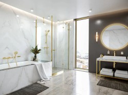 Смеситель для раковины Hansgrohe Talis E 71717990 Полированное золото
