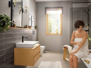 Смеситель для раковины Hansgrohe Rebris E 72557670 черный матовый
