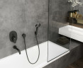 Держатель ручного душа Hansgrohe Porter S 28331670 черный матовый