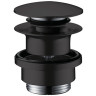 донный клапан Hansgrohe 50100670 click-clack черный матовый