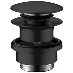 донный клапан Hansgrohe 50100670 click-clack черный матовый