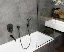 Смеситель для душа Hansgrohe Vernis Blend 71449670 черный матовый