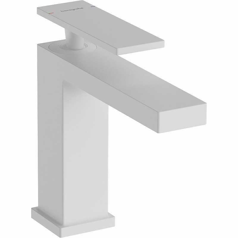 Смеситель для раковины Hansgrohe Tecturis E 73010700 белый матовый