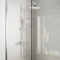 Душевая система Hansgrohe Vernis Shape Showerpipe 26318000 с термостатом