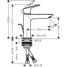 Смеситель для раковины Hansgrohe Logis Fine 71251000 Хром