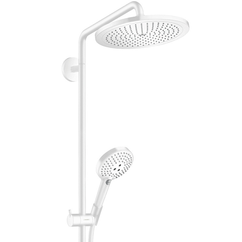 Душевая система Hansgrohe Croma Select S 26890700 с термостатом Белая матовая