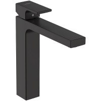 Смеситель для раковины Hansgrohe Vernis Shape 71562670 черный матовый