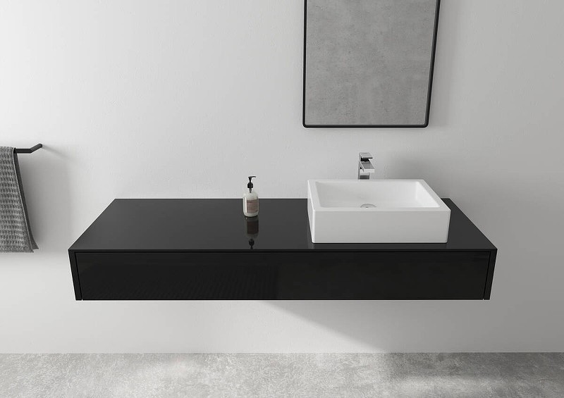Смеситель для раковины Hansgrohe Vernis Shape 71562670 черный матовый