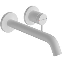 Смеситель для раковины Hansgrohe Tecturis S 73351700 белый матовый