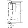 Смеситель для ванны Hansgrohe Metropol 32532000