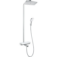 Душевая система Hansgrohe Raindance E 27113400 с термостатом Белая Хром