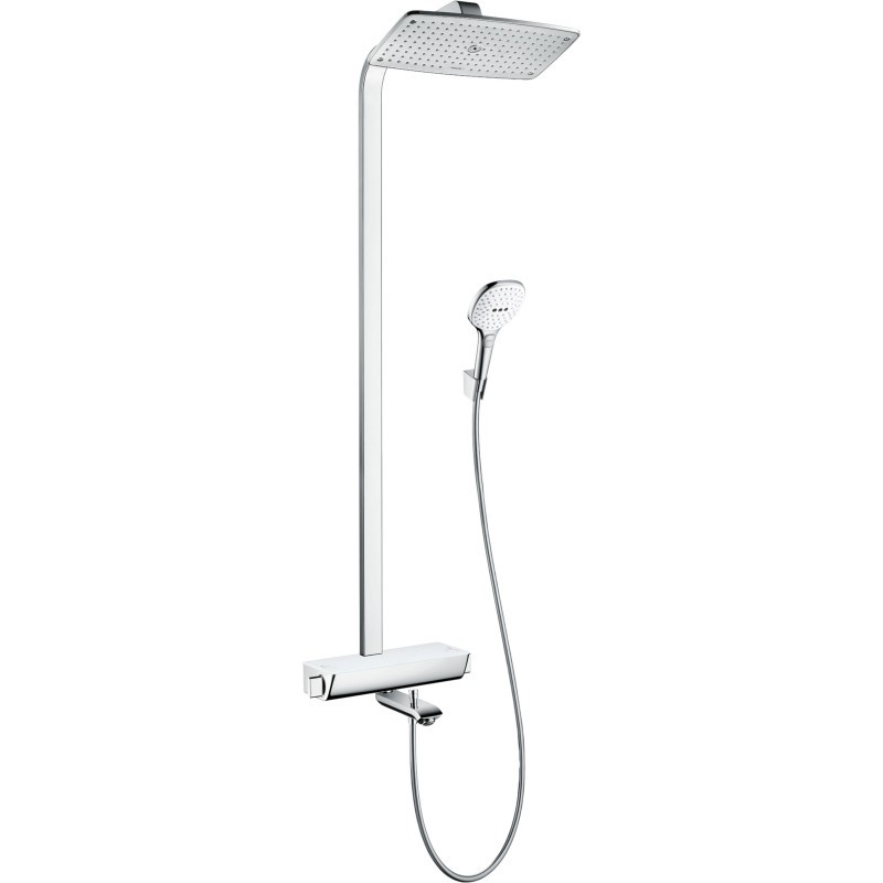 Душевая система Hansgrohe Raindance E 27113400 с термостатом Белая Хром