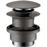 донный клапан Hansgrohe 50100340 click-clack Шлифованный черный хром