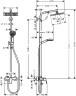 Душевая система Hansgrohe Crometta 27284000 Хром