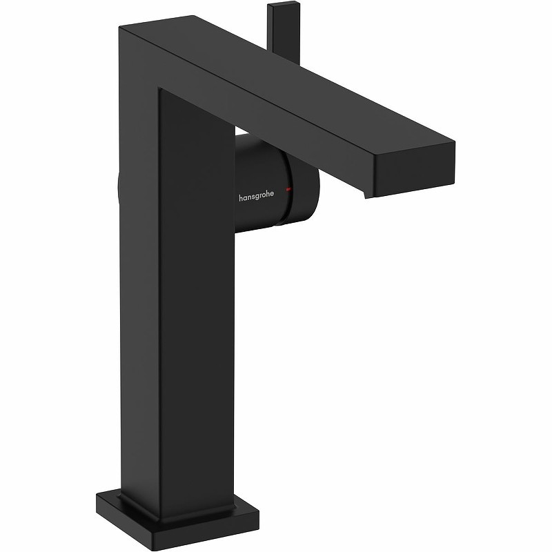Смеситель для раковины Hansgrohe Tecturis E 73040670 черный матовый
