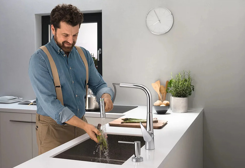 Смеситель для кухни Hansgrohe Talis Select M51 72824000 Хром