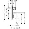 Смеситель для душа Hansgrohe Metris 31451000 Хром
