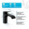 Смеситель для раковины Hansgrohe Vivenis 75012670 черный матовый