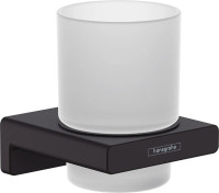 Стакан для зубных щеток Hansgrohe AddStoris 41749670 черный матовый