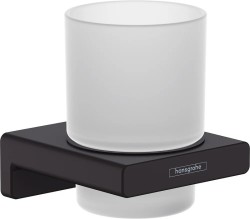Стакан для зубных щеток Hansgrohe AddStoris 41749670 черный матовый