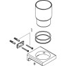 Стакан для зубных щеток Hansgrohe AddStoris 41749670 черный матовый