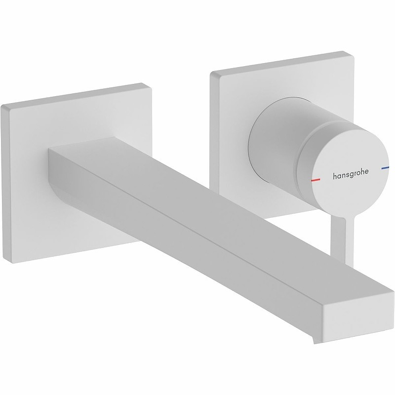 Смеситель для раковины Hansgrohe Tecturis E 73051700 белый матовый