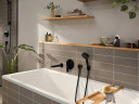 Смеситель для душа Hansgrohe Rebris E 72468670 черный матовый