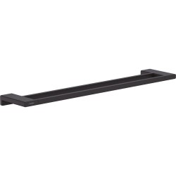 Полотенцедержатель Hansgrohe AddStoris 41743670 двойной черный матовый