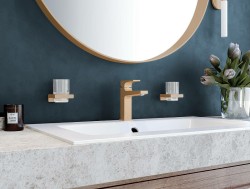 Стакан для зубных щеток Hansgrohe AddStoris 41749140 Шлифованная бронза
