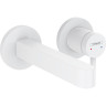 Смеситель для раковины Hansgrohe Finoris 76051700 белый матовый