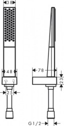 Душевой гарнитур Hansgrohe Rainfinity 26856000