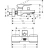 Смеситель для ванны Hansgrohe Metropol 32540140 Шлифованная бронза