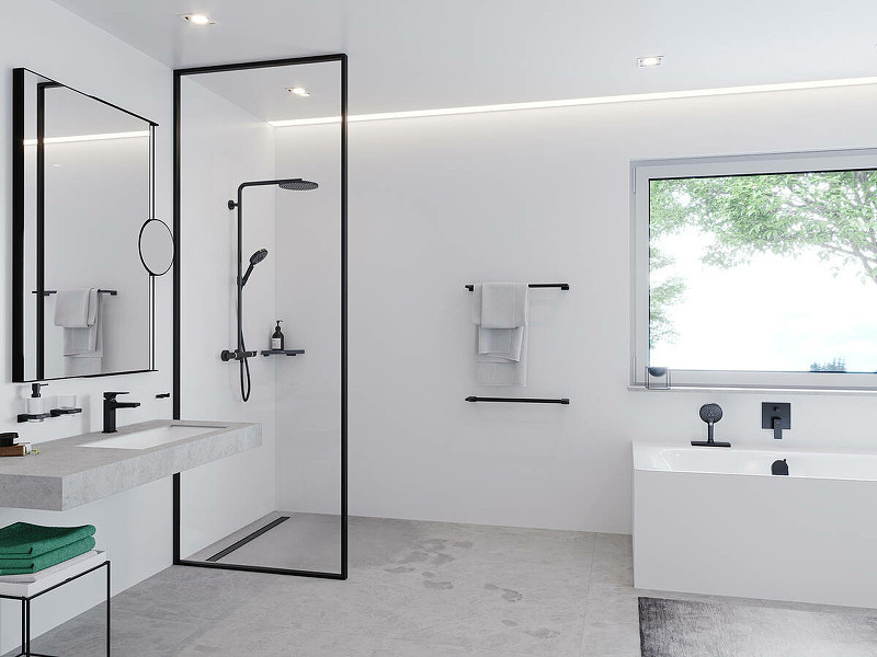 Косметическое зеркало Hansgrohe AddStoris 41791000 с увеличением Хром
