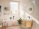 Смеситель для раковины Hansgrohe Rebris S 72517670 черный матовый