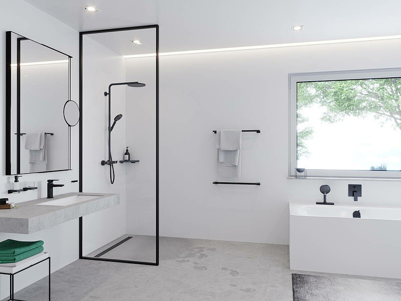 Полотенцедержатель Hansgrohe AddStoris 41747990 Полированное золото