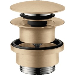 донный клапан Hansgrohe 50100140 click-clack Шлифованная бронза