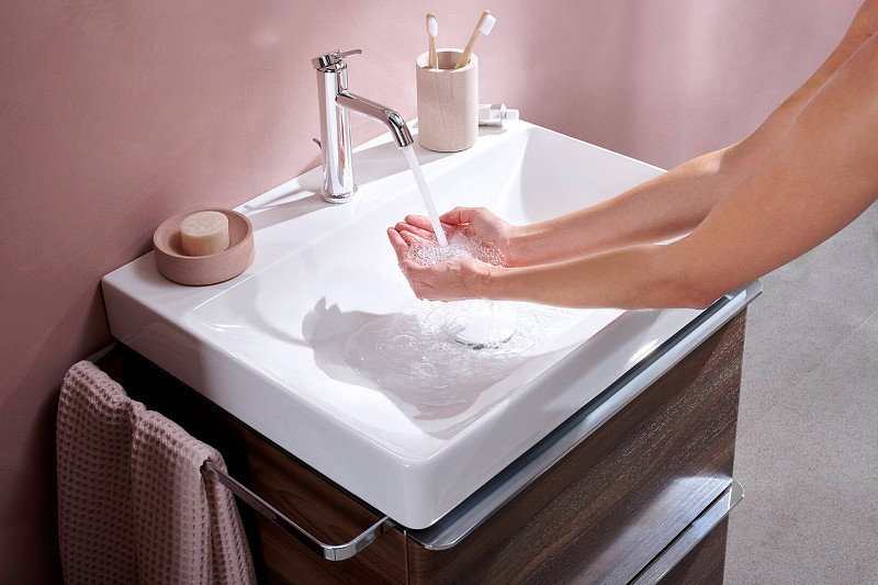 Смеситель для раковины Hansgrohe Tecturis S 73310000 Хром