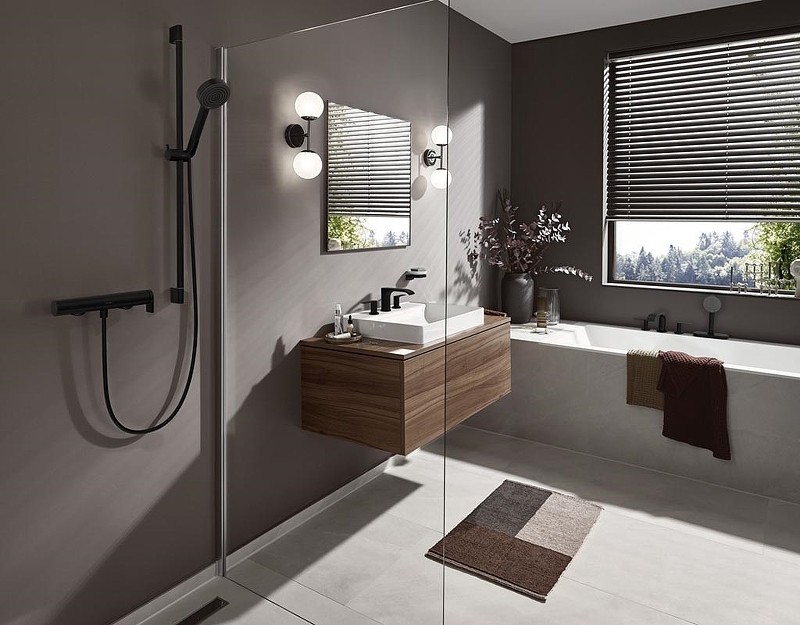 Ручной душ Hansgrohe Pulsify Select Relaxation 24110670 черный матовый