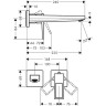 Смеситель для раковины Hansgrohe Metropol 74526000 Хром
