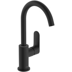 Смеситель для раковины Hansgrohe Rebris S 72536670 черный матовый